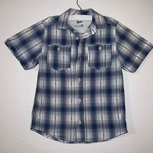 Oshkosh shirt blue and white size 5T